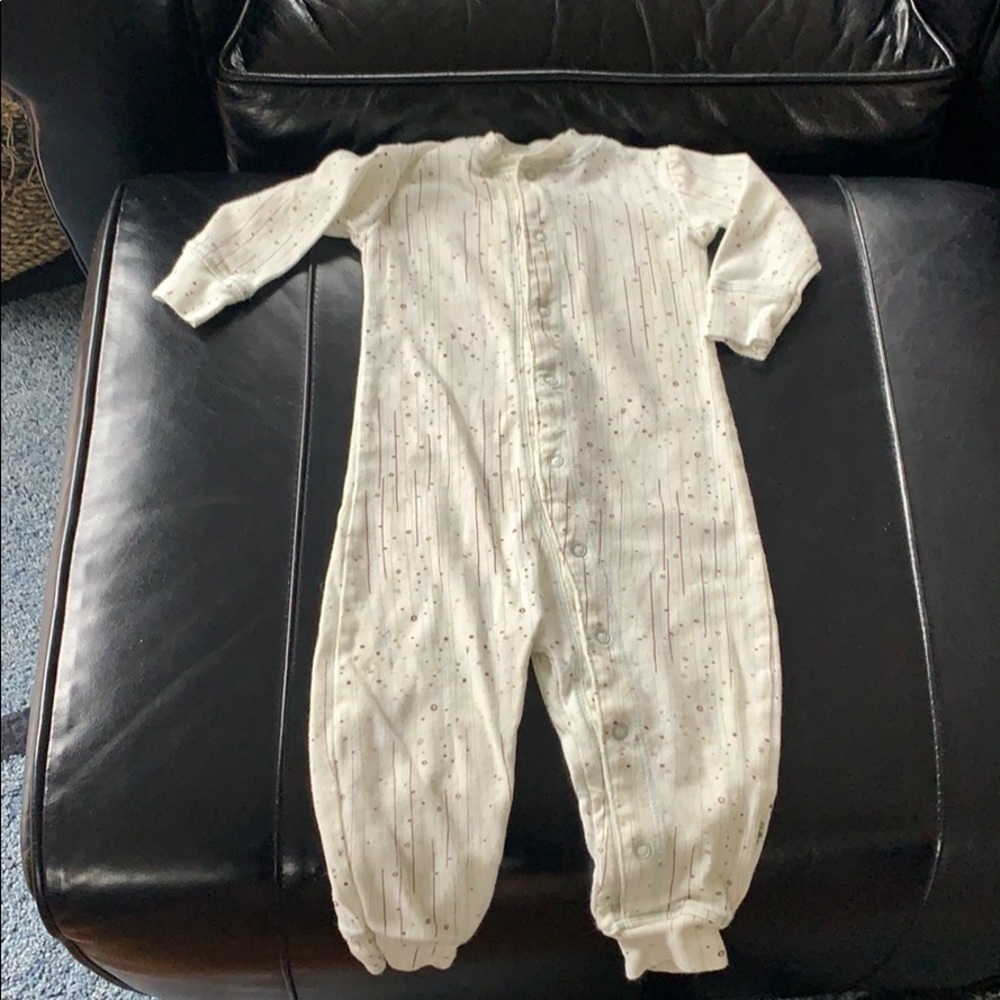 Baby style outfit includes socks